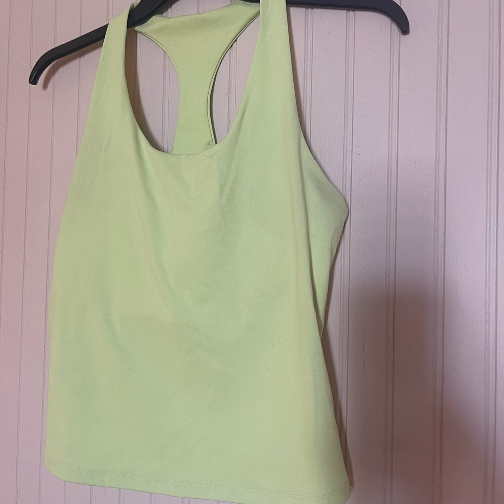 Old Navy Light Green Racerback Tank Top